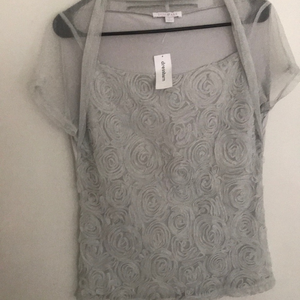 Dress Barn rosette top